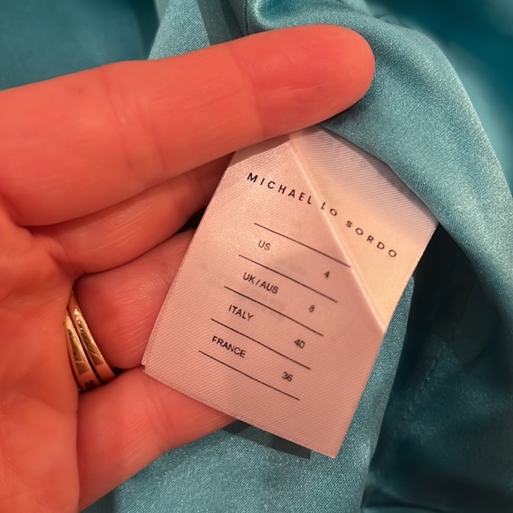 New with tags michael lo sordo satin gown - Picture 4 of 4